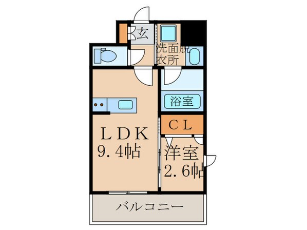 ラクラス博多の物件間取画像